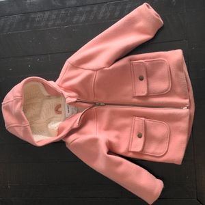 Pink Zip-up Coat